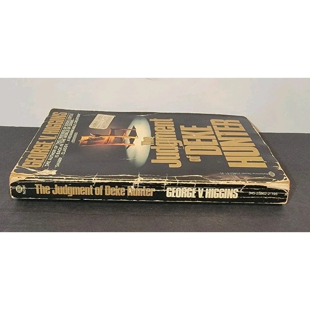 The Judgment of Deke Hunter By  George V. Higgins Paperback Book Crime Novel‎